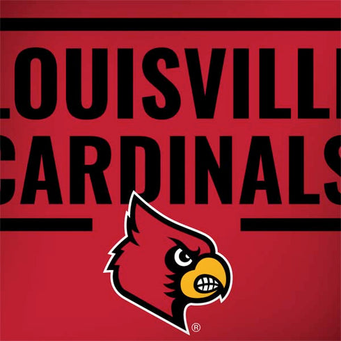 University of Louisville Cardinals Striped MacBook Skins